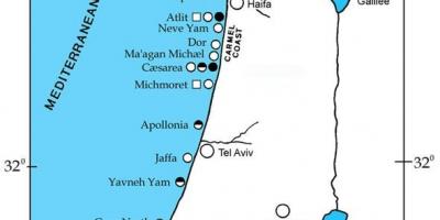 Mapa izraele porty